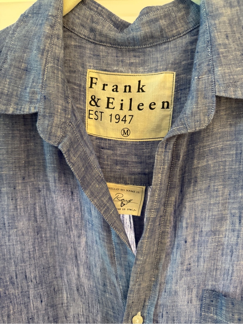 Frank & Eileen Rory Button-Down Linen Shirt Dress - Picture 4 of 4